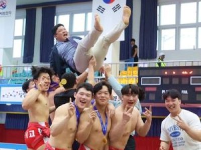 현일고 장사씨름 단체전 우승에 뜨거운 반응 썸네일