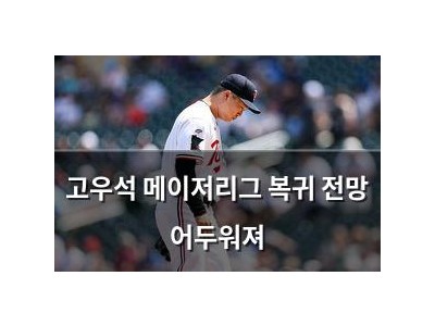 고우석 메이저리그 복귀 전망 어두워져 썸네일