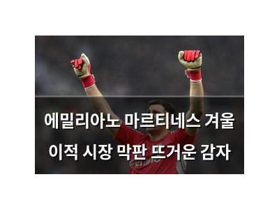 에밀리아노 마르티네스 겨울 이적 시장 막판 뜨거운 감자 썸네일
