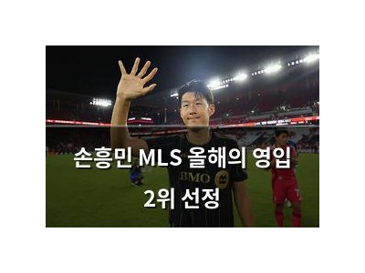 손흥민 MLS 올해의 영입 2위 선정 썸네일