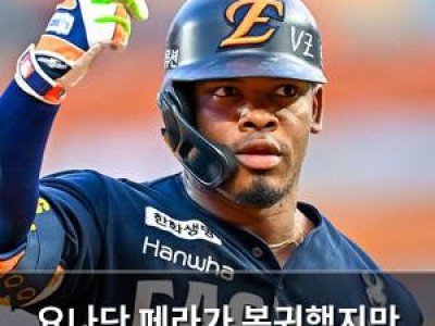 요나단 페라가 복귀했지만 한화 팬들 반응은 냉담 썸네일